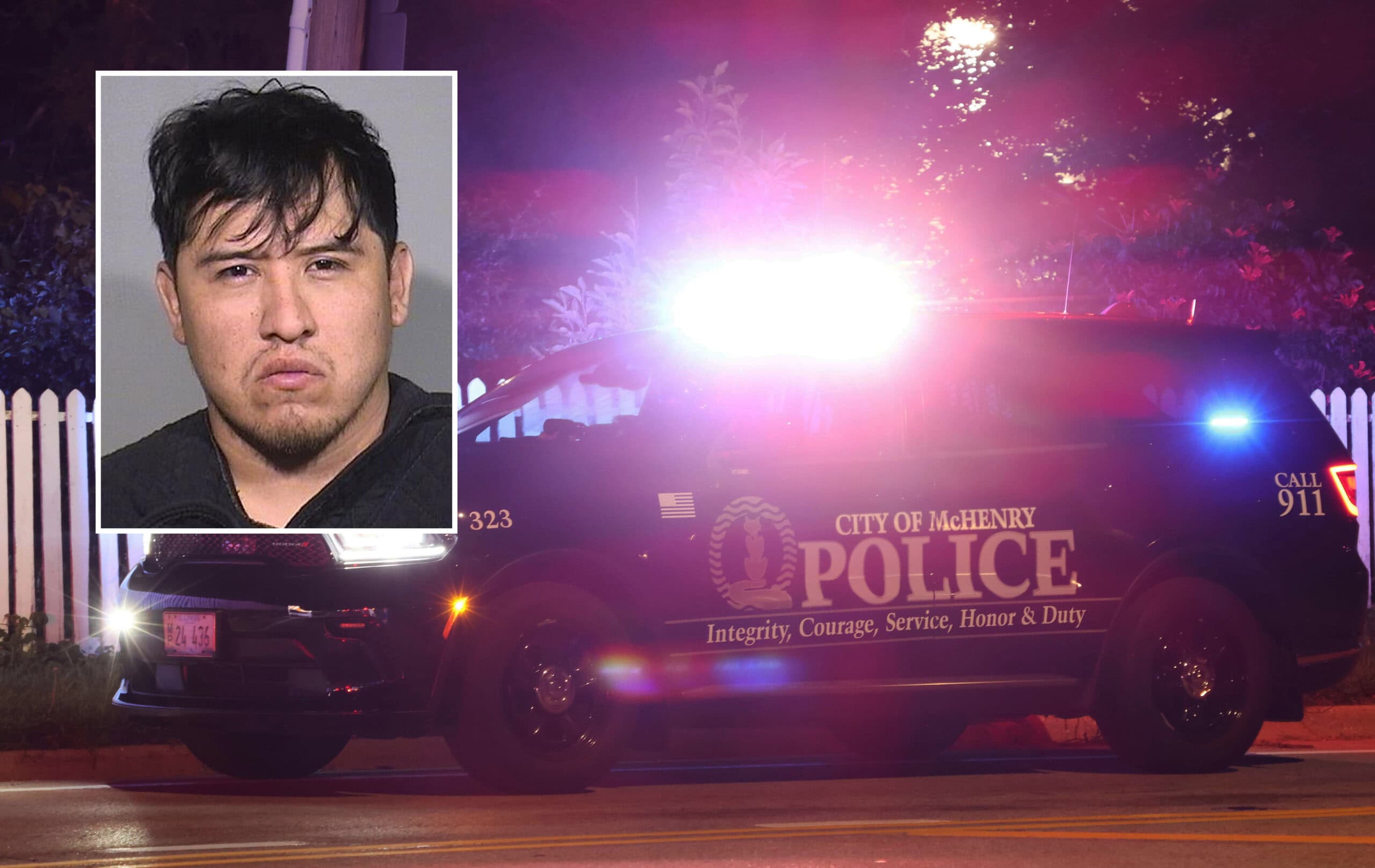 Victim jumps from balcony to safety after being stabbed allegedly by brother-in-law who was ‘lying in wait' in McHenry